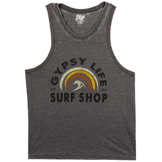 Gypsy Life Piping Hot Wave Tank - Burnout Wash - Charcoal