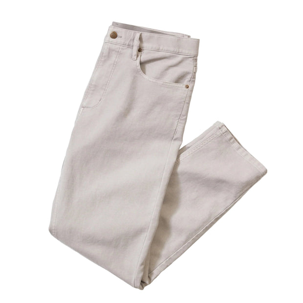 Flex Terry Slim Straight Pant - Light Grey