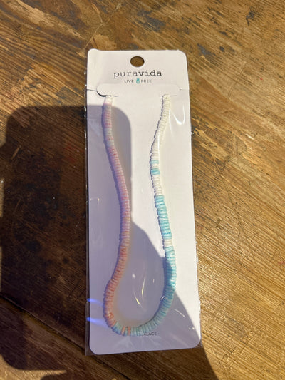 Pastel Puka Choker - Gold