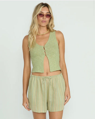 Bren Knit Tank - Pistachio