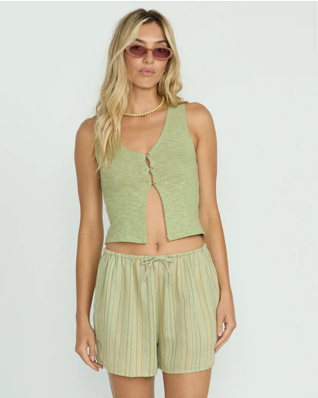 Bren Knit Tank - Pistachio
