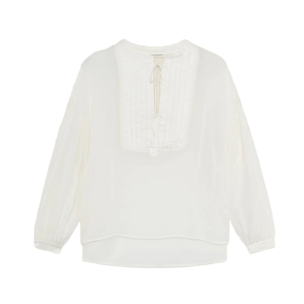 Giovanni Blouse - Tuxedo Pearl