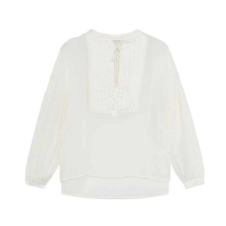 Giovanni Blouse - Tuxedo Pearl