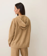 Chalet Knit Hoodie - Toffee