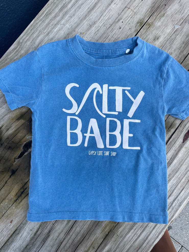 Gypsy Life Surf Bum Bum Resort Toddler Tee - Tahiti Blue