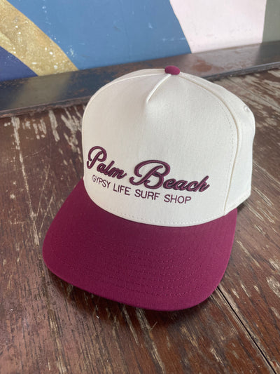 Palm Beach Gypsy Life Hat - Maroon