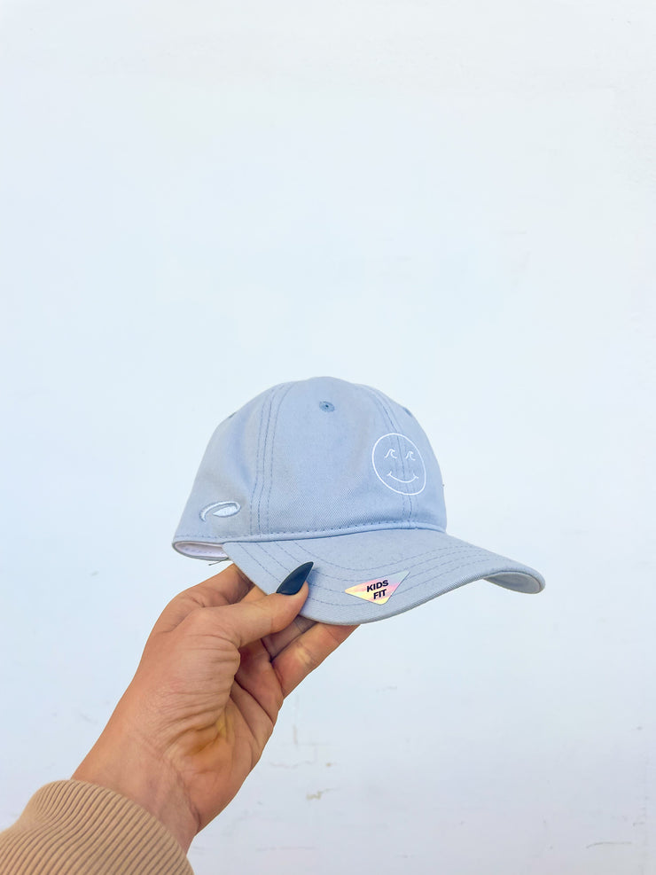 Kids Smiley Dad Hat - Frost