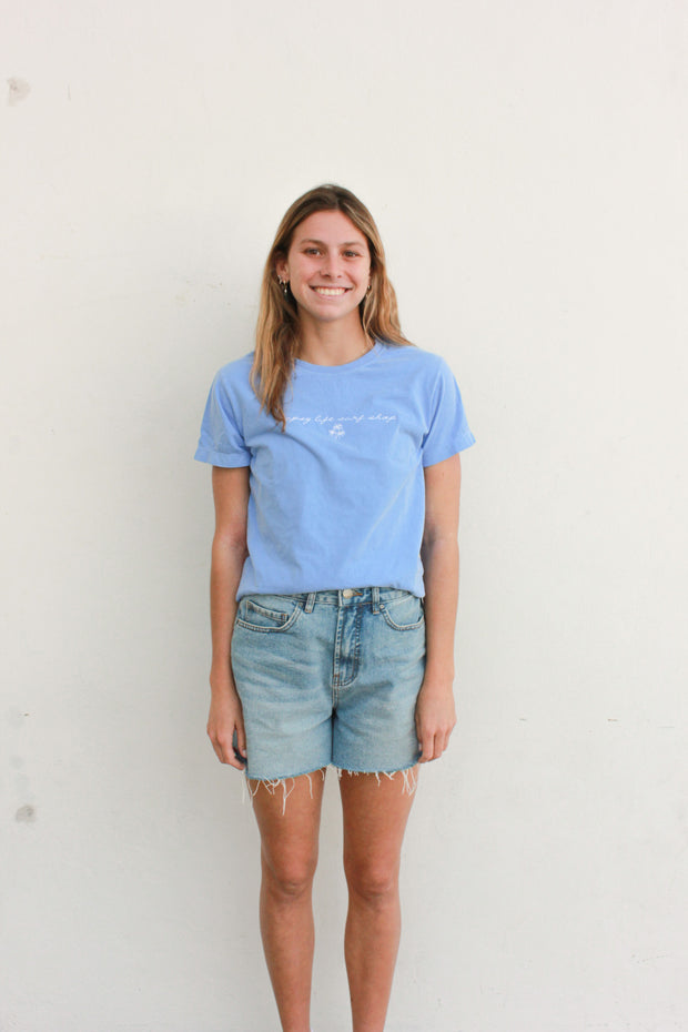 Gypsy Life Pilot Program Tee - Periwinkle