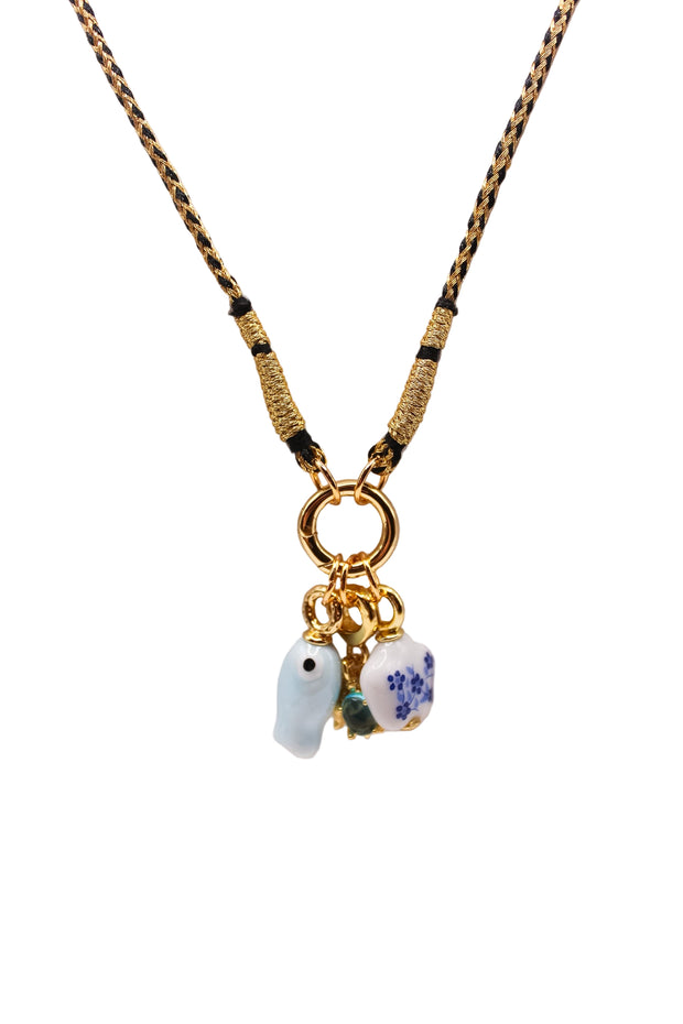 Gypsy Life Braided Rope Charm Necklace - Assorted