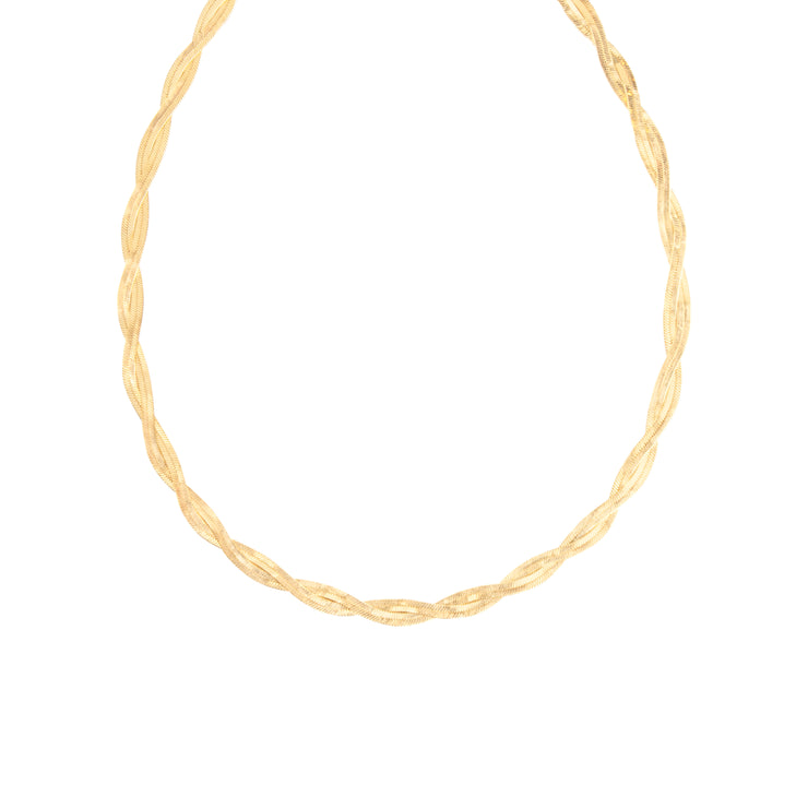 Gypsy Life Twisted Herringbone Necklace