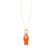 Gypsy Life Ceramic Fish Charm Necklace - Assorted