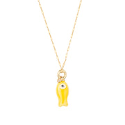 Gypsy Life Ceramic Fish Charm Necklace - Assorted