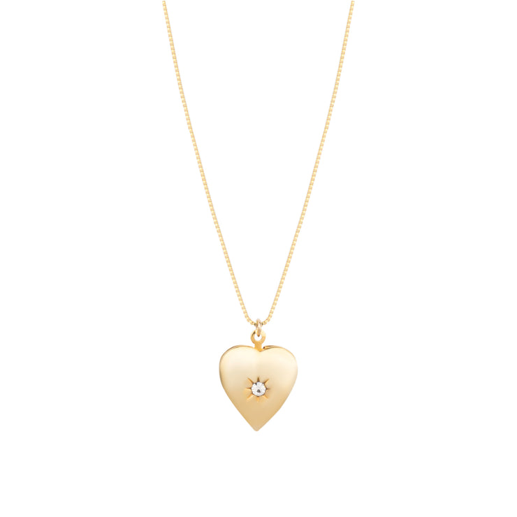 Gypsy Life Heart Locket Necklace