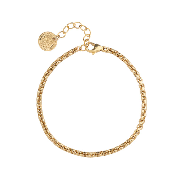 HOLLAND ROUND BOX CHAIN BRACELET