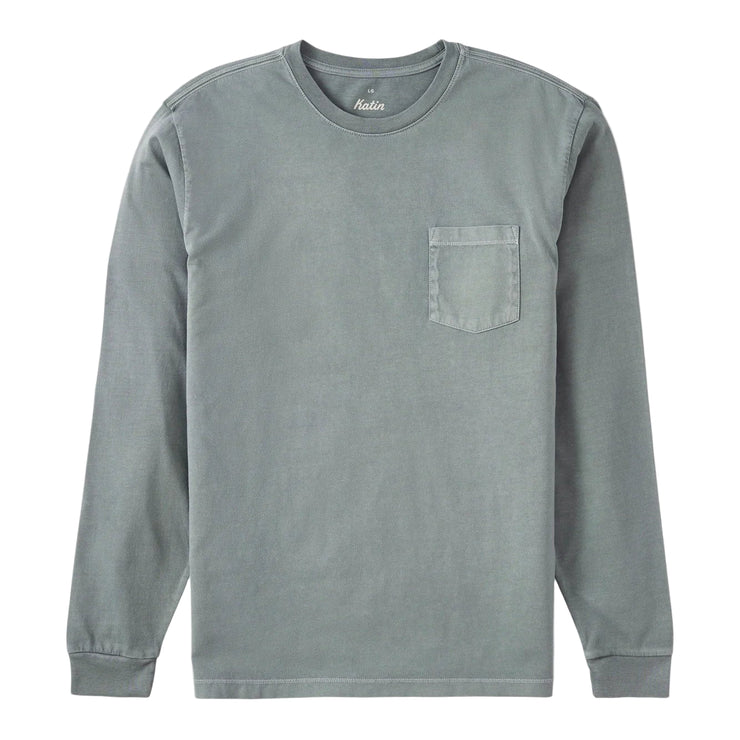 Base Long Sleeve Tee - Dusty Blue