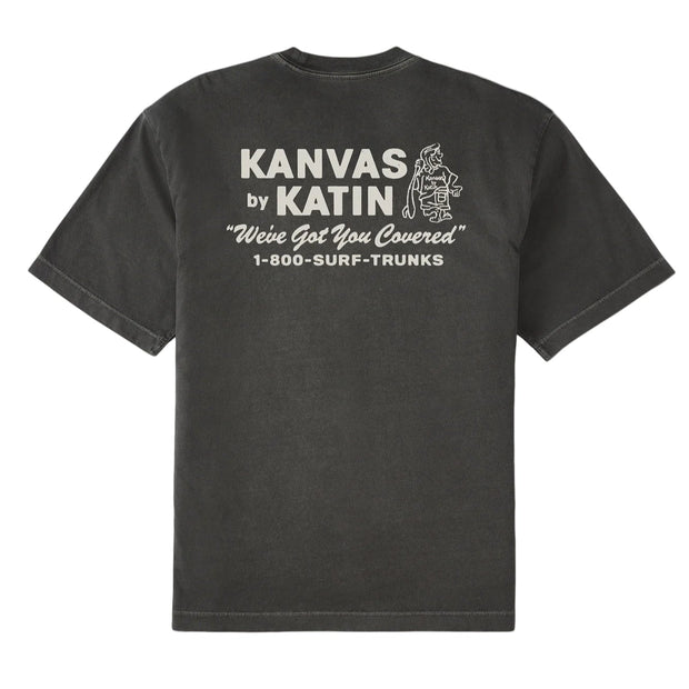 Hot Line Box Fit Tee - Black Wash