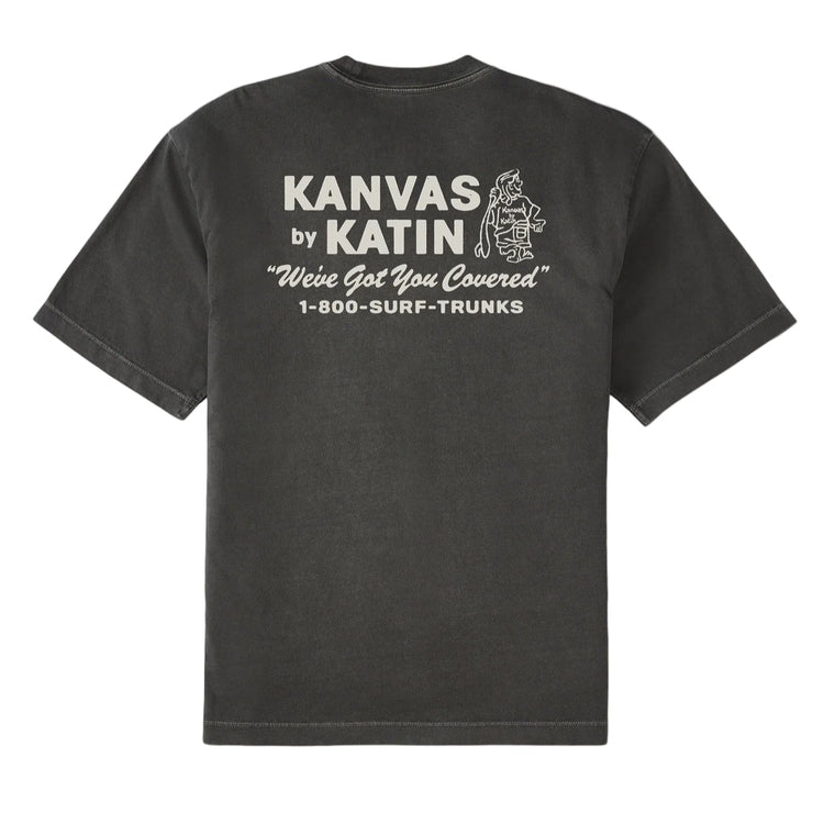 Hot Line Box Fit Tee - Black Wash