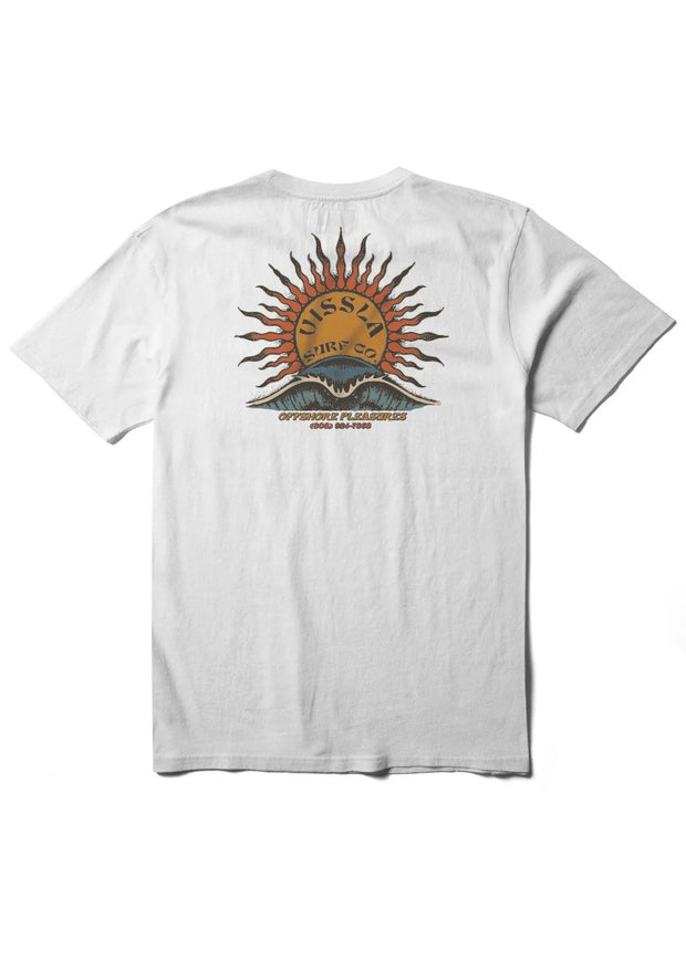 Solar Swells Ss Pkt Tee - White