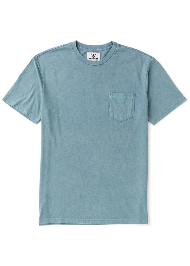 Solid Sets Cosmic Wash Short Sleeve Pocket Tee - Blue Haze