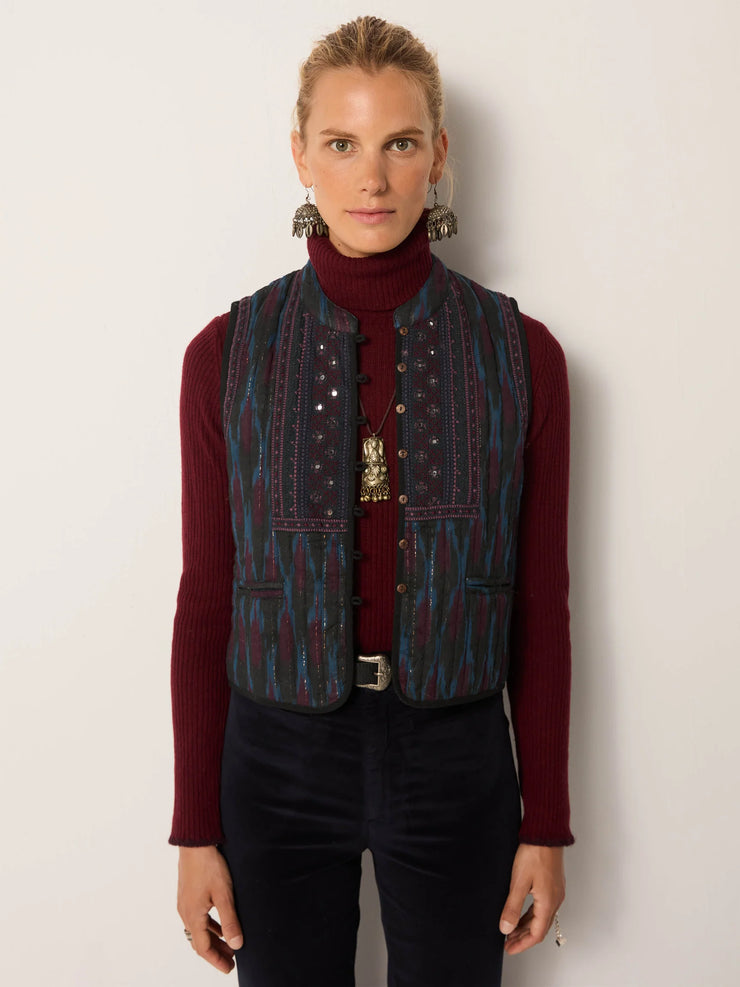 Tomasso Vest - Firework Ocean