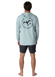 Twisted Eco Hooded Long Sleeve Sun Shirt - Sea Green