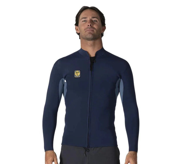 Midnight Solid Sets 2mm Front Zip Wetsuit Jacket