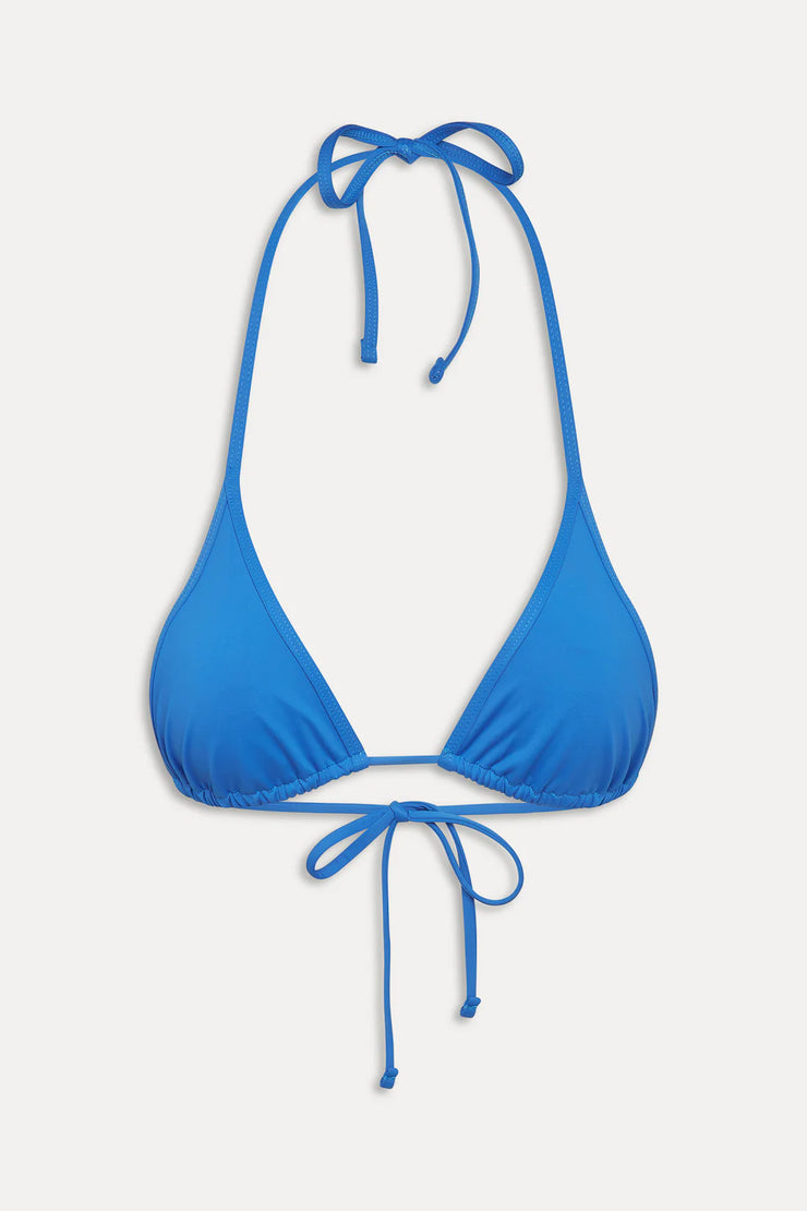 Paradise Micro Halter Bikini Top - Lake Blue – Gypsy Life Surf Shop