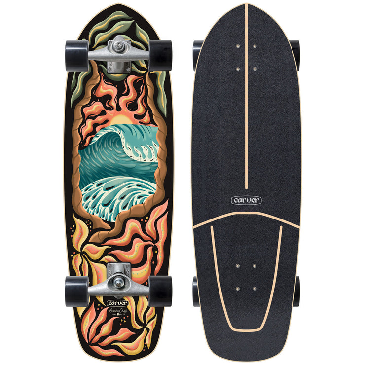 Carver CX Raw 32" Psychedelic Sunset Complete