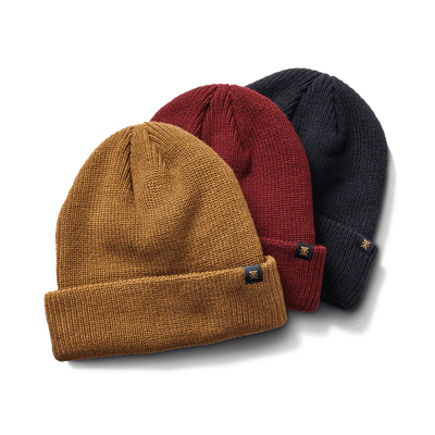 Turks 3-pack Beanie - Navy, Burgundy and Coyote Brown