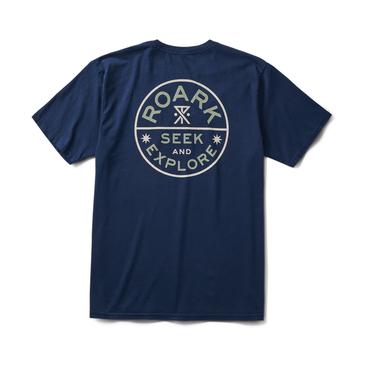 Seek & Explore Signet Premium Tee - Navy