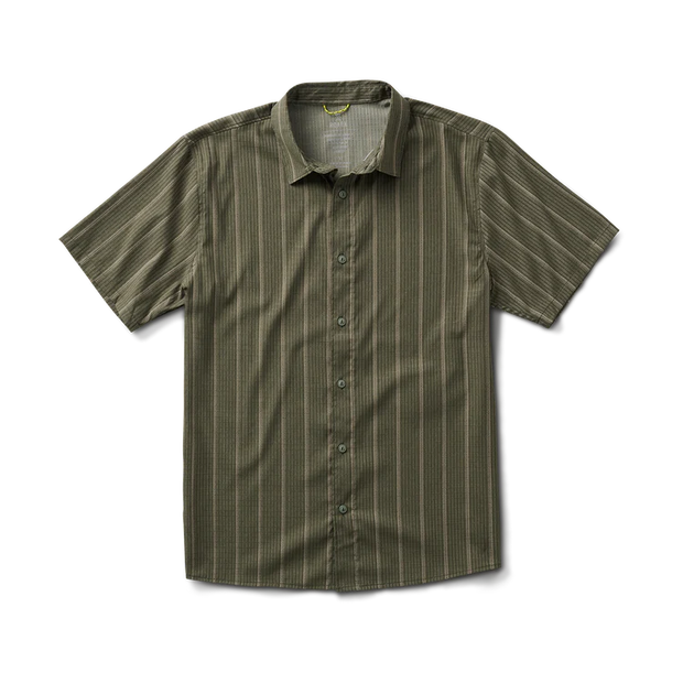 Bless Up Breathable Stretch Shirt - Military Stripes