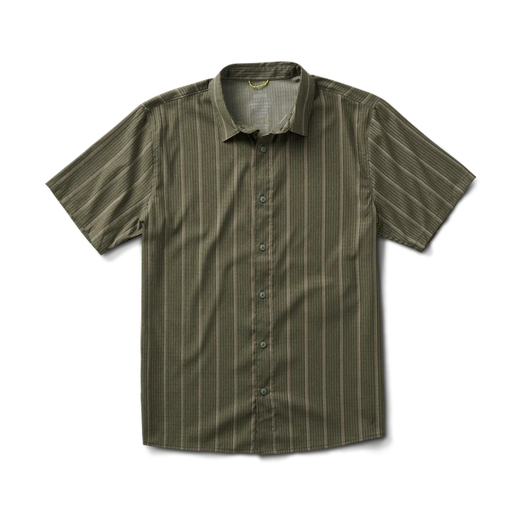 Bless Up Breathable Stretch Shirt - Military Stripes