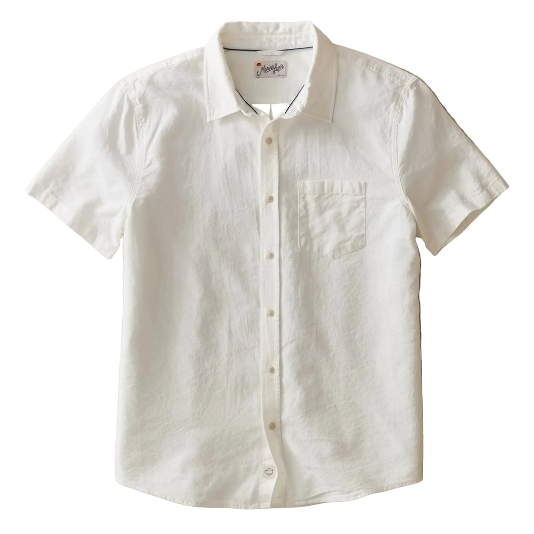 Better-Than-Linen Short Sleeve Shirt - White – Gypsy Life Surf Shop