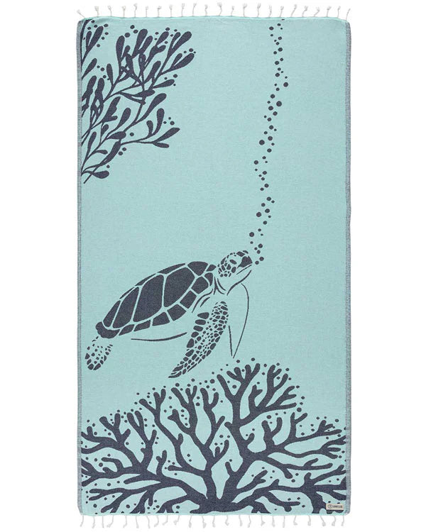 Bubbles Turtle Towel - Regular