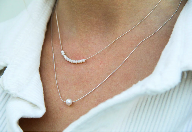 Freshwater Pearl Necklace - Salty Shells