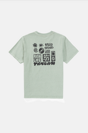 High Life Vintage SS T Shirt - Seafoam