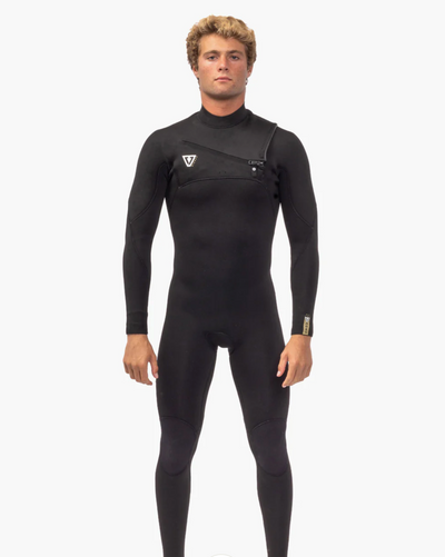 7 Seas Comp 3-2 Full Chest Zip Wetsuit - Black 2