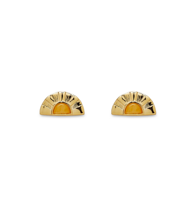 Pacifica Stud Earrings - Gold