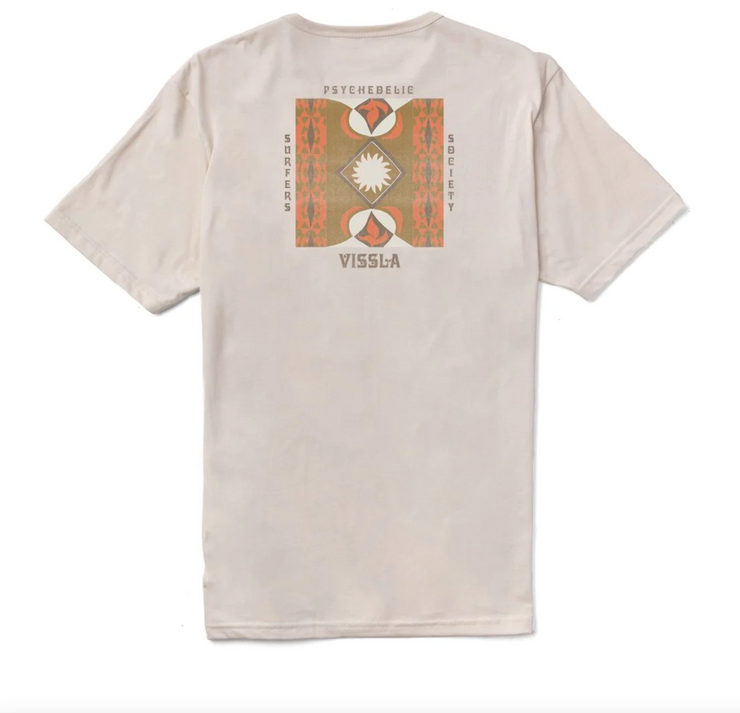 Psycho Surf Pocket Tee - Bone