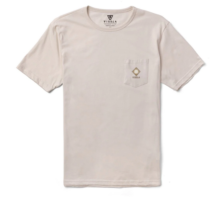 Psycho Surf Pocket Tee - Bone