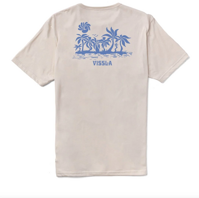 Tulum Town Pocket Tee - Bone