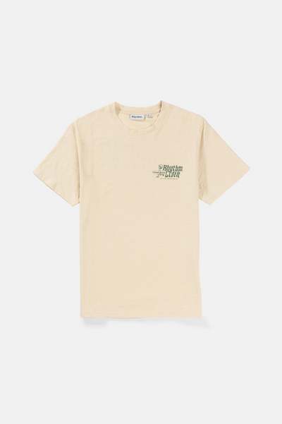 Livin Slub Short Sleeve T Shirt - Natural