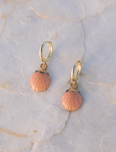 Beachy Peach Earrings