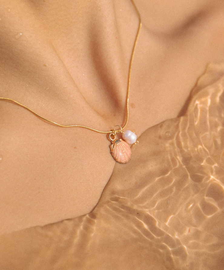 Beachy Peach Necklace