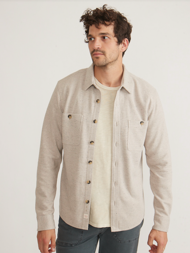 Pacifica Stretch Twill Shirt - Oatmeal Neps