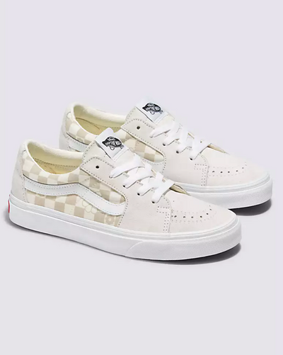 Sk8-Low Floral Check Shoe - Marshmallow