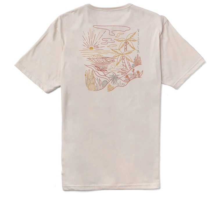 Desert Barrels Organic Pocket Tee - Bone