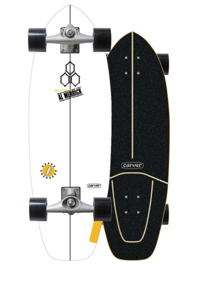 Carver x Channel Islands CX Raw 37" Bing Continental Surfskate Complete