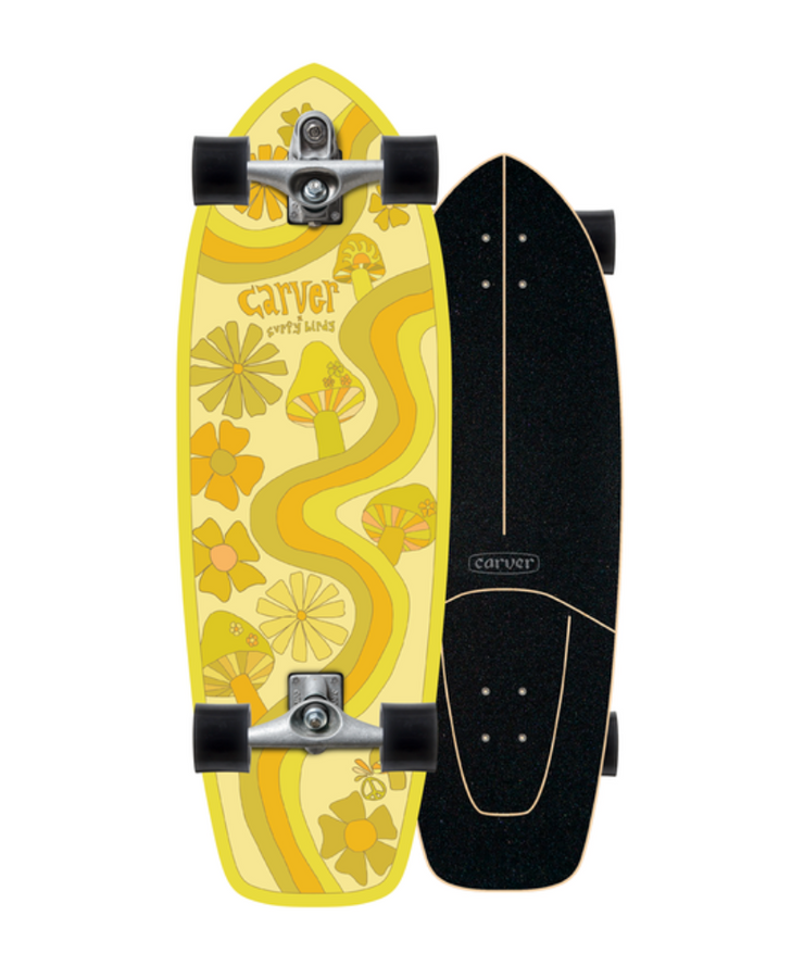 Carver C7 30.25 Trippie Hippie Surfskate Complete