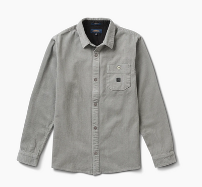 Nordsman Corduroy Long Sleeve Shirt- Grey